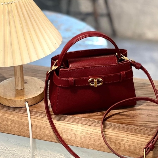 CNK Túi xách nữ mùa Xuân Hè đeo vai hoặc đơn vai dây khóa kim loại nhỏ công việc hàng ngày CK2-50160102