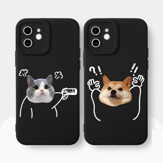 Ốp lưng Vivo Y21/Y21s/Y33s silicon dẻo cạnh vuông bảo vệ camera đôi mèo cún cute
