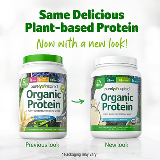 Bột pha sữa thuần chay hữu cơ Purely Inspired Organic Protein