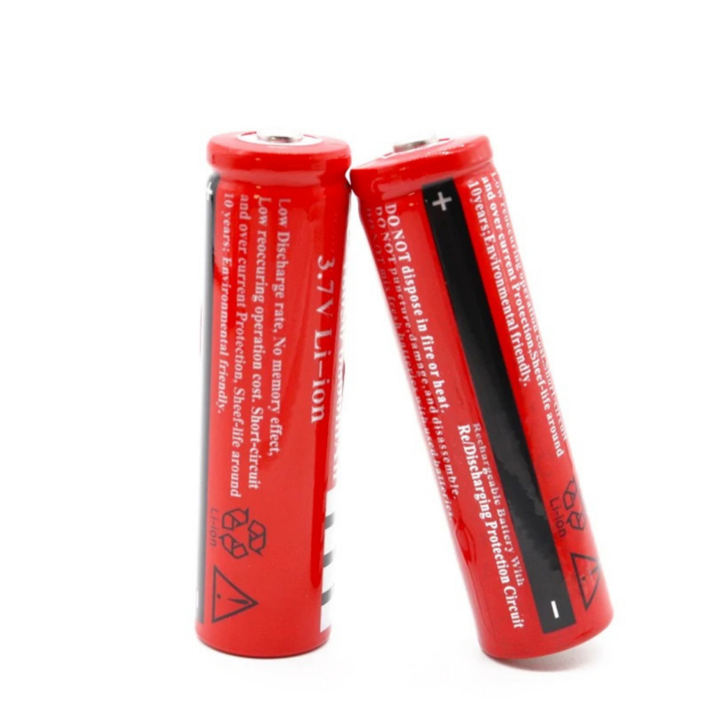 Pin sạc tích điện pin lion dùng cho đèn pin tông đơ máy ảnh dung lượng 18650 6800 mah 3,7v