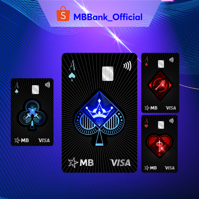  Dịch vụ phát hành thẻ MB Hi Visa Collection - Bộ sưu tập ACE Phát Sáng