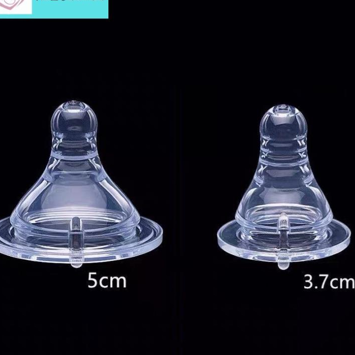 Núm ti silicon siêu mềm thay thế cho bình sữa cổ hẹp/cổ rộng/cổ chuẩn XN01 size S-M-L-LL