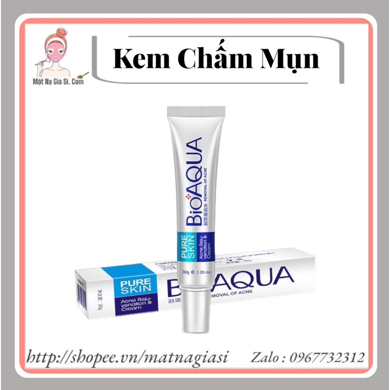 Kem Dưỡng Da Mụn - Làm Lành Da Mụn Bioaqua Pure Skin Chính Hãng