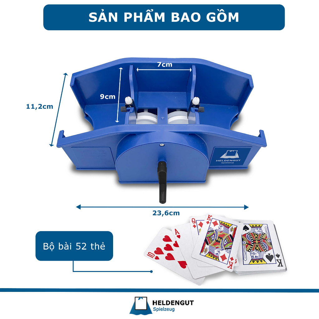 Xuất xứ từ Đức - Máy chia bài kèm bộ bài 52 lá
