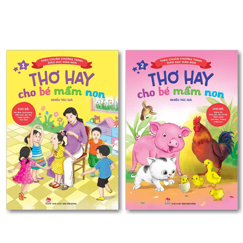 Sách - Combo Thơ hay cho bé mầm non (2 quyển)