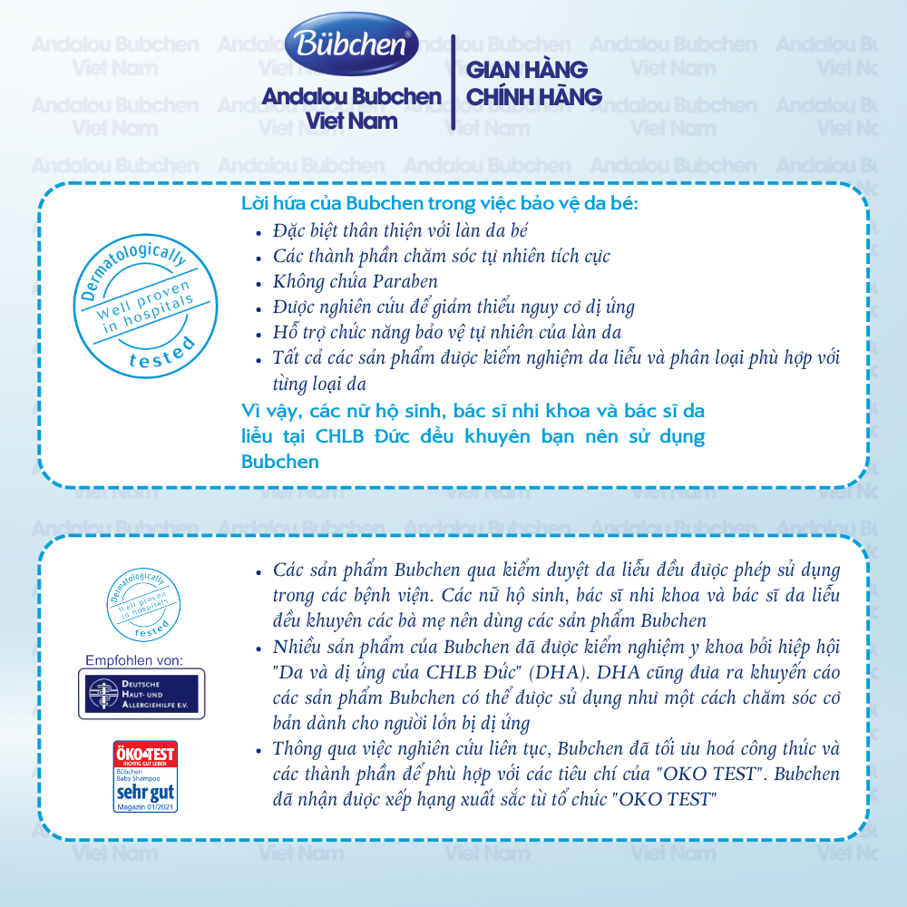 Sữa Tắm Gội Nhiệt Đới Bubchen Kids Shampoo &amp; Duschgel 230ml