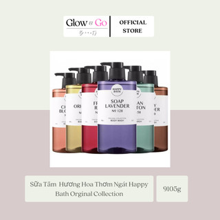 Sữa Tắm Dưỡng Ẩm Làm Trắng Da Hương Hoa Thơm Ngát Happy Bath Natural/Orginal Collection Body Wash (Product From Korea)
