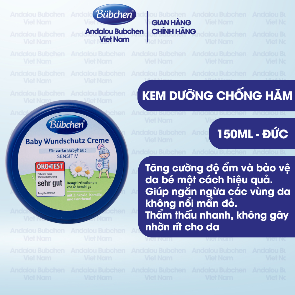 Kem Dưỡng Da Chống Nẻ Hương Dâu Cho Bé Bubchen 20ml