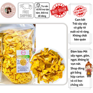 Mít thái sấy vỡ ngon giòn ngọt - mít sấy hàng vụn túi nửa kí