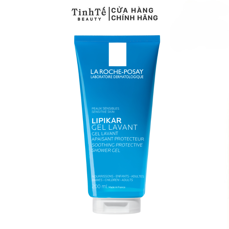 Gel tắm làm dịu & bảo vệ cho da nhạy cảm & da em bé La Roche-Posay Lipikar Shower Gel 200ml/400ml