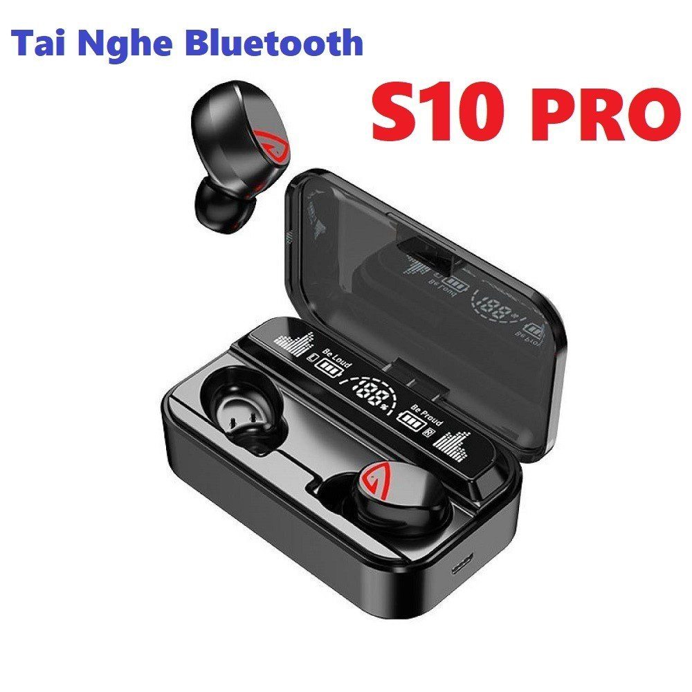 TAI NGHE NHÉT TAI KHÔNG DÂY S10 PRO TAI NGEH BLUETOOTH PIN KHỎE GIÁ RẺ