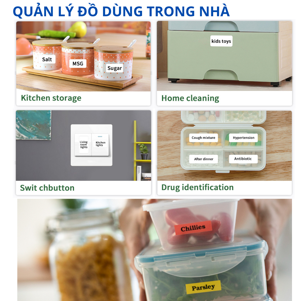 Giấy in nhãn - Nhãn in BZe-231  12mm x 8m, chữ đen nền trắng