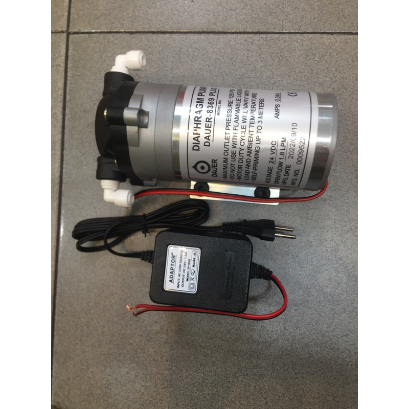 Bộ bơm tăng áp DAUER 8369 Plus 24V dùng cho máy lọc nước RO , máy phun sương