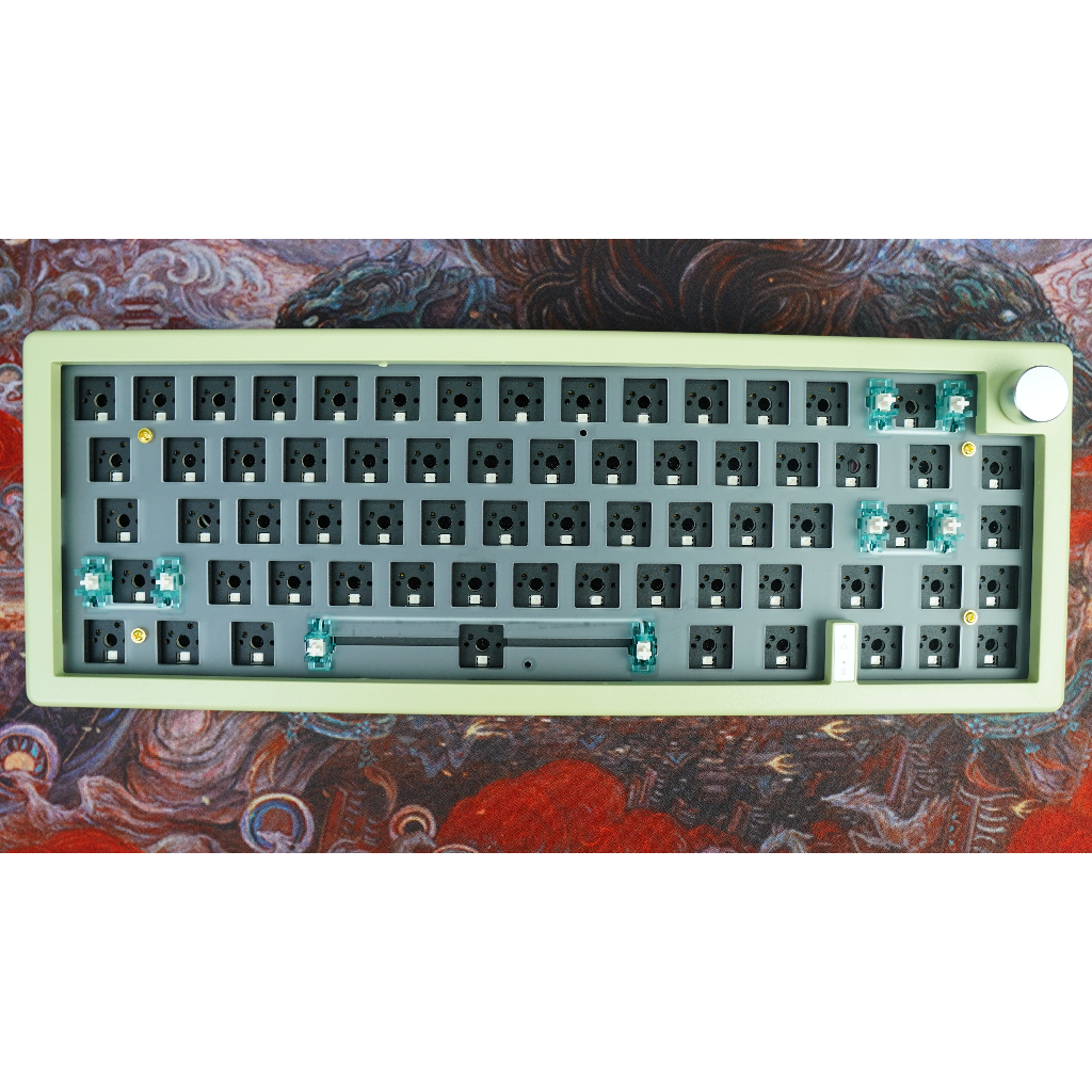 KIT bàn phím cơ GMK67 Mạch Xuôi | Gasket Mount  | Bluetooth 5.0 | Wireless 2.4Ghz | Hotswap | Led RG ZOOPC