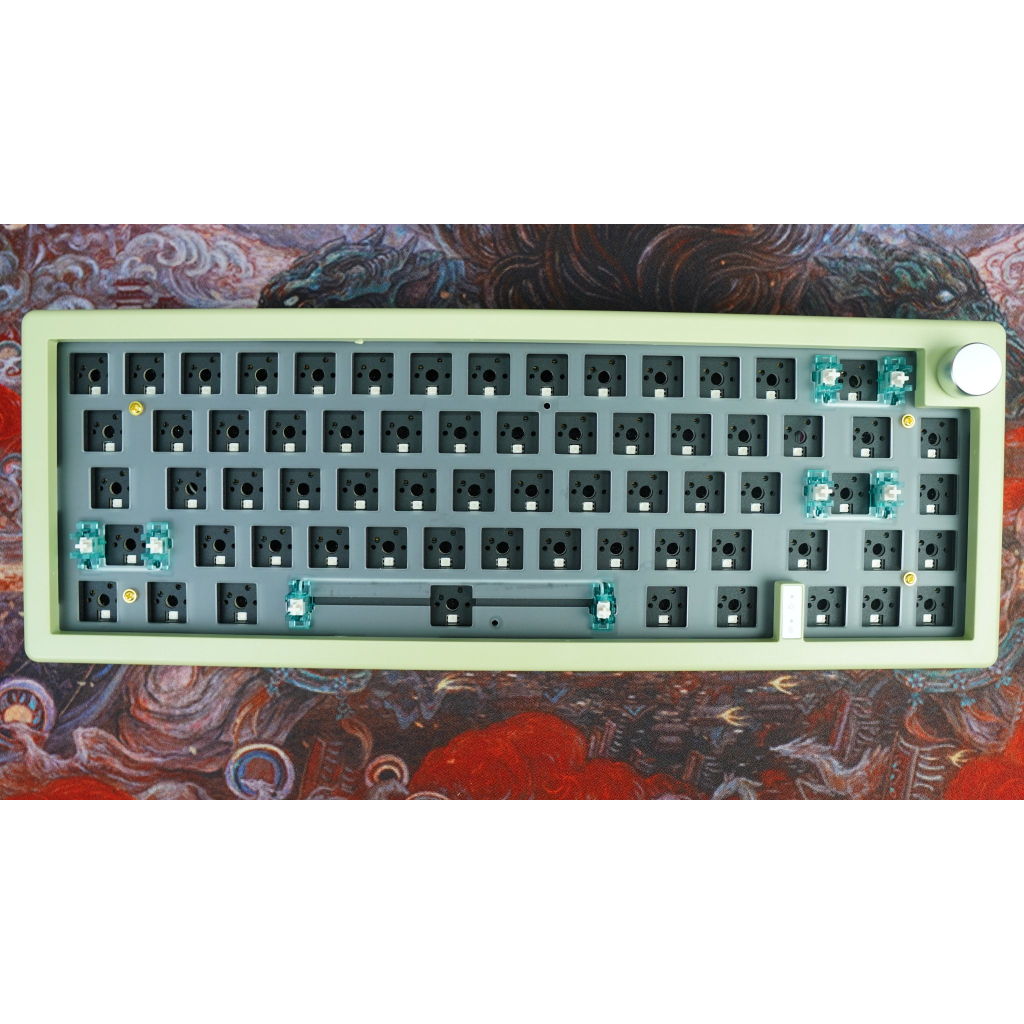 KIT bàn phím cơ GMK67 Mạch Xuôi | Gasket Mount  | Bluetooth 5.0 | Wireless 2.4Ghz | Hotswap | Led RG ZOOPC