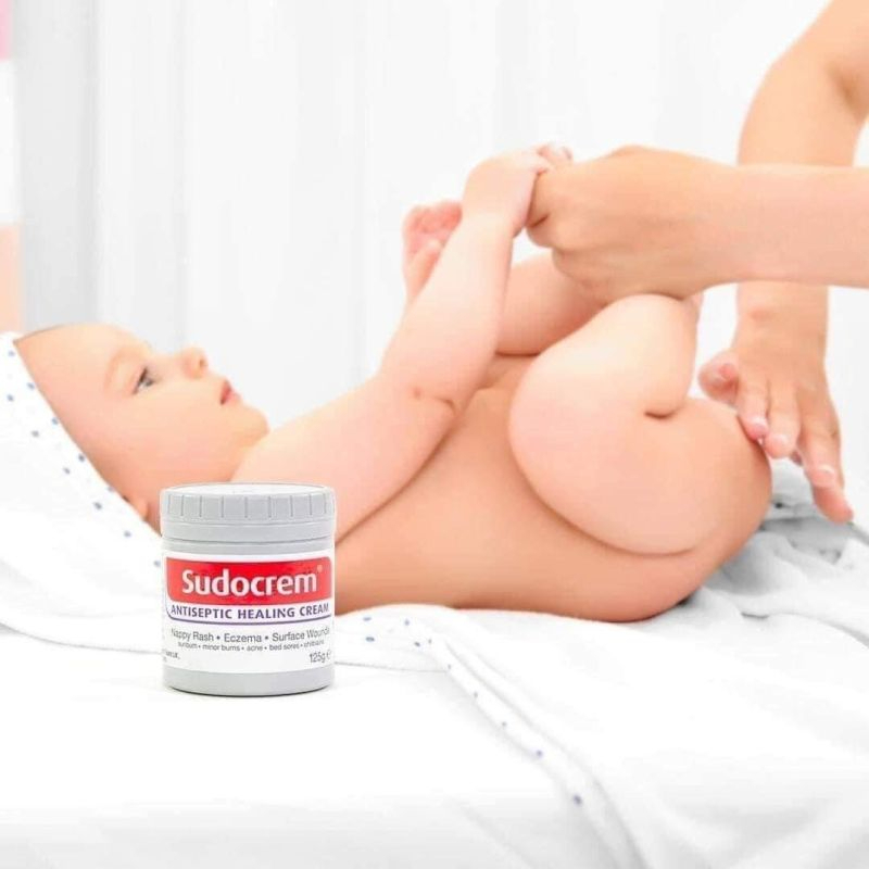 Kem hăm tã cho trẻ sơ sinh Sudocrem nội địa Anh 60g/125g Bảo vệ cái mông Sửa chữa da thịt Kích thích cách ly
