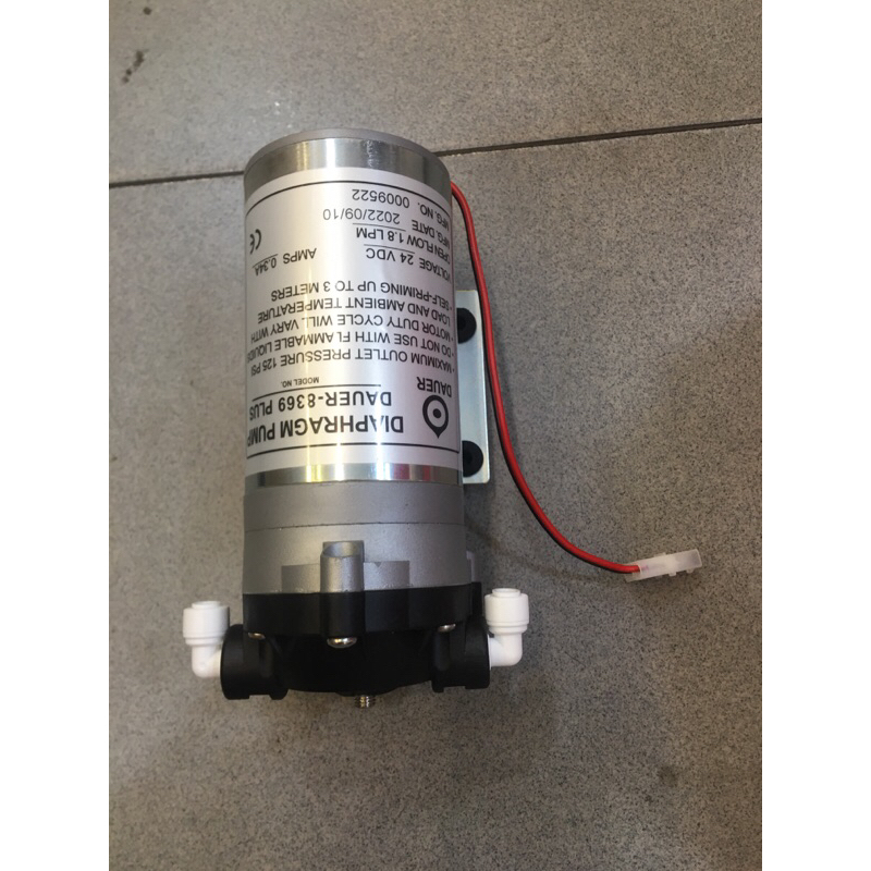 Bộ bơm tăng áp DAUER 8369 Plus 24V dùng cho máy lọc nước RO , máy phun sương