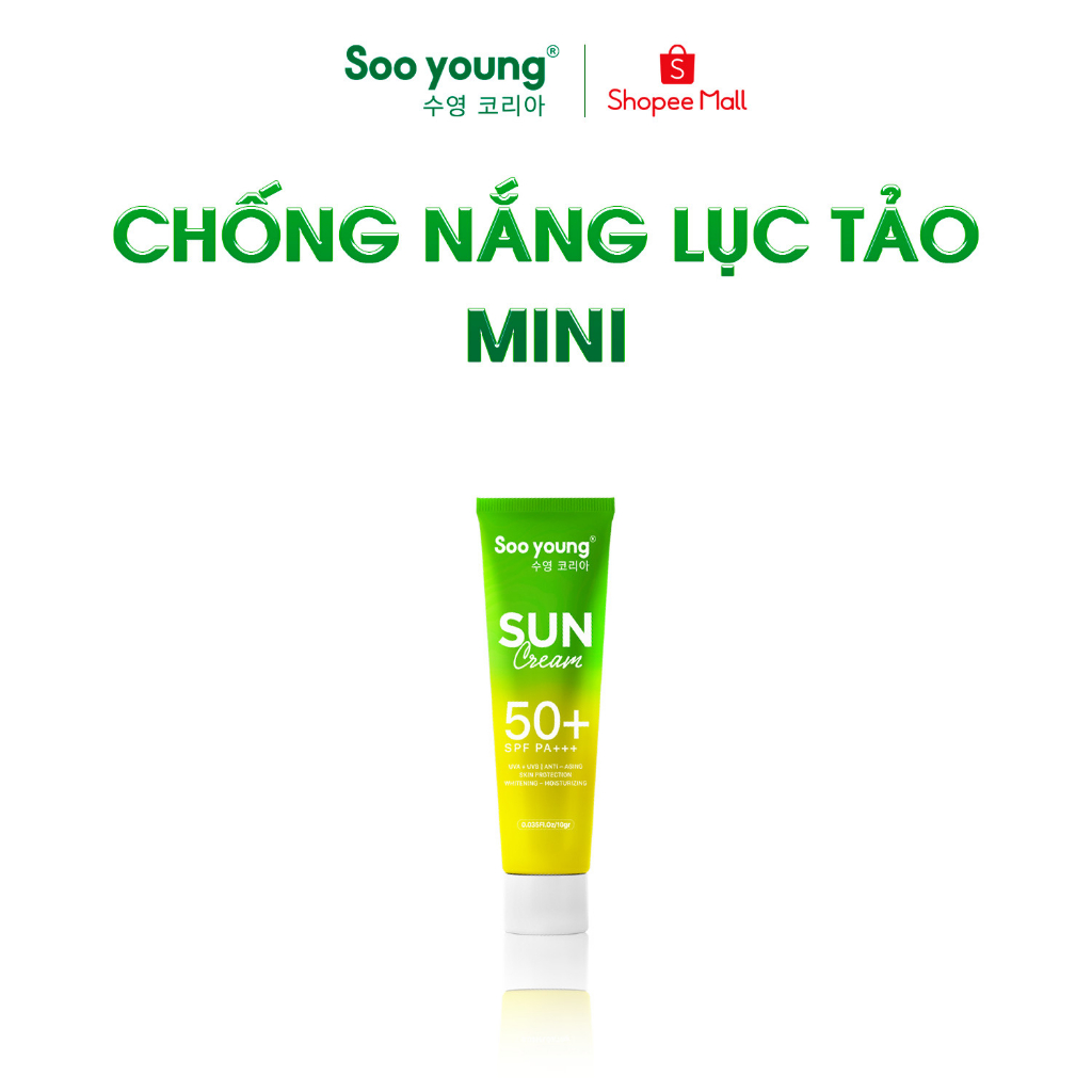 Kem chống nắng SOOYOUNG KOREA kháng nắng vật lý 10gr