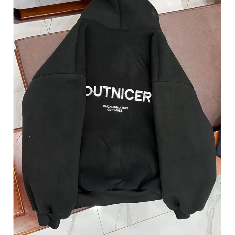 Áo khoác nỉ dày OUTNICER - Áo hoodie zip khóa kéo Form rộng unisex basic dành cho nam nữ (ảnh thật) | BigBuy360 - bigbuy360.vn