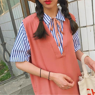 Đầm đuôi cá hồng cam phối sọc (kèm hình thật)