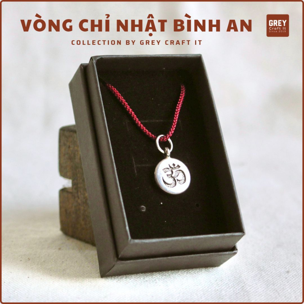 Vòng Tay Chỉ Nhật Chữ Om Bình An | Cực Bền & Chống Thấm Nước | Handmade 100% & Tặng kèm hộp đựng sang trọng