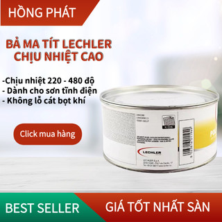 Bột bả matit LECHLER 04380 chịu nhiệt 480 độ dành cho sơn tĩnh điện / Bột trám chét/ Universal Polyester Putty