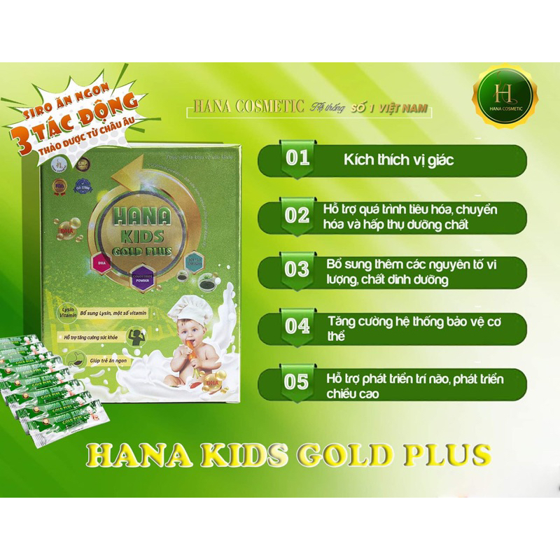 SIRO ĂN NGON HANA KIDS GOLD PLUS