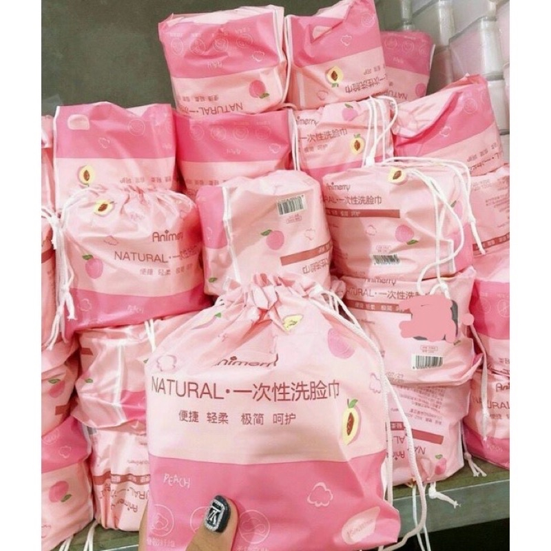 Khăn Mặt Khô Dùng 1 Lần Annimerry Tái Sử Dụng, Cuộn Khăn Giấy Lau Mặt Siêu Mềm Mịn, Dai, 100% Bông Tự Nhiên