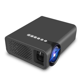 Máy chiếu phim mini yg530 - độ phân giải hd 1080 - kết nối wifi kèm dây hdmi và sticker cute