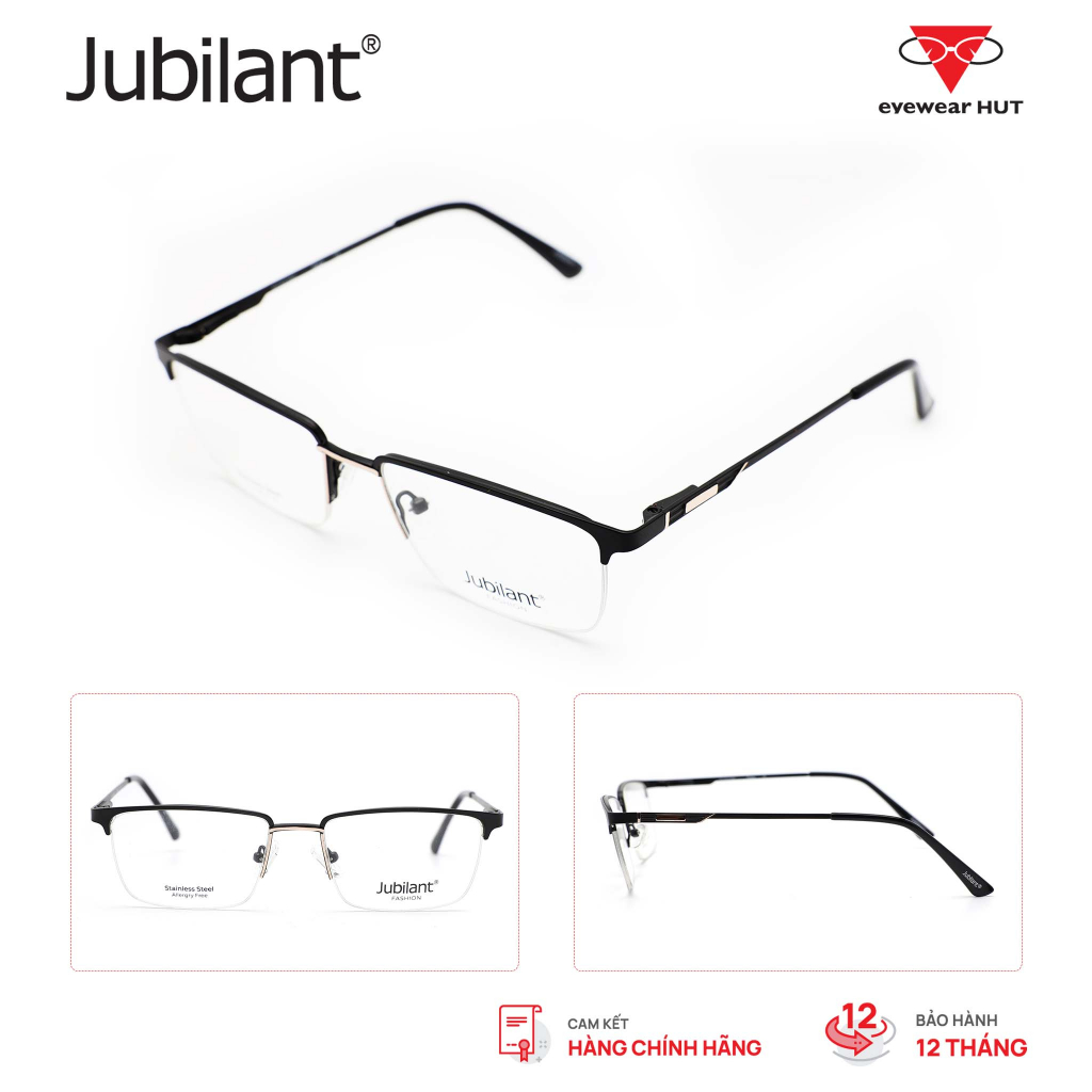 Kính Gọng Nữ chính hãng Jubilant (F) JU2362_53 phong cách Cổ điển kiểu dáng Vuông