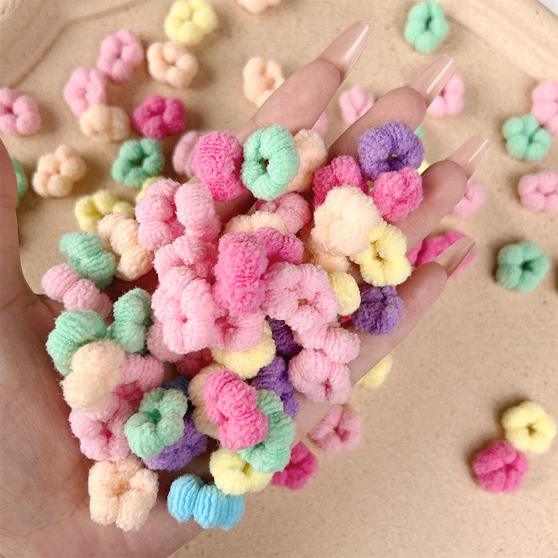 Dây thun cột tóc size nhỏ nhiều màu dễ thương cho bé gái