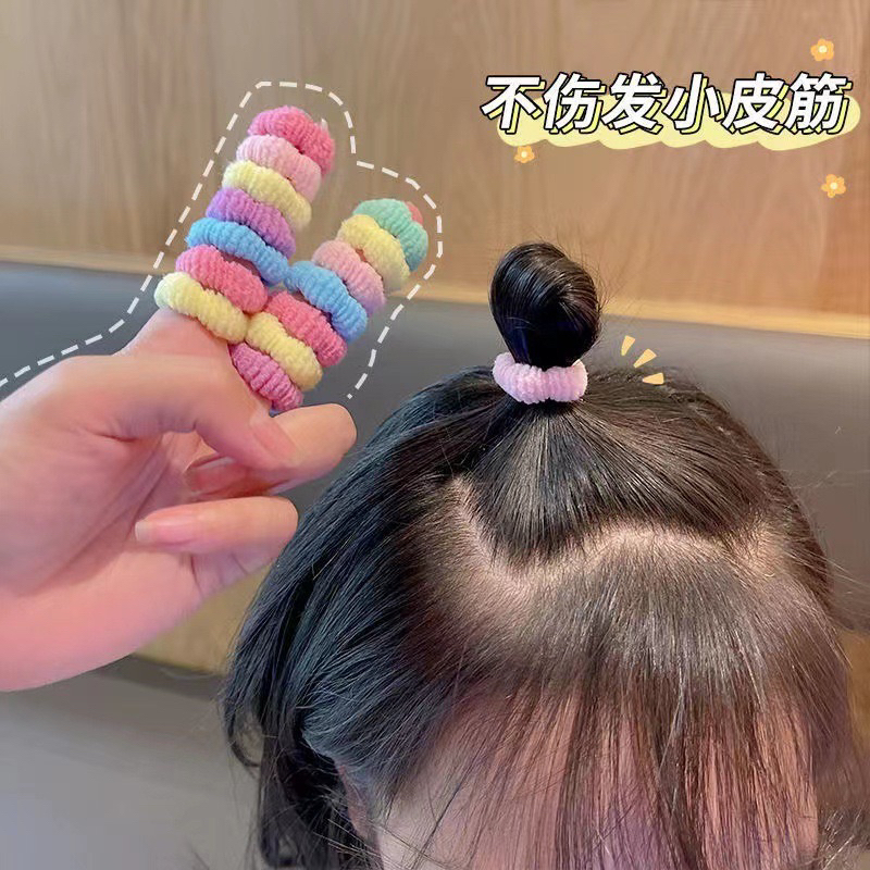 Dây thun cột tóc size nhỏ nhiều màu dễ thương cho bé gái