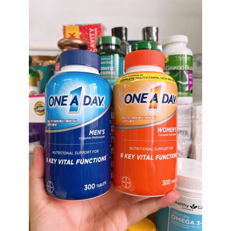 One A Day Men's and Women's loại 300 viên dành cho nam và nữ dưới 50 tuổi của Mỹ.