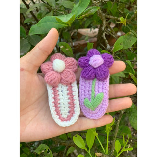 Kẹp tóc len handmade (ảnh thật)