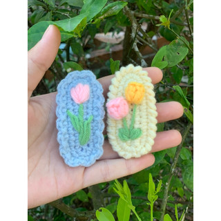 Kẹp tóc len handmade (ảnh thật)