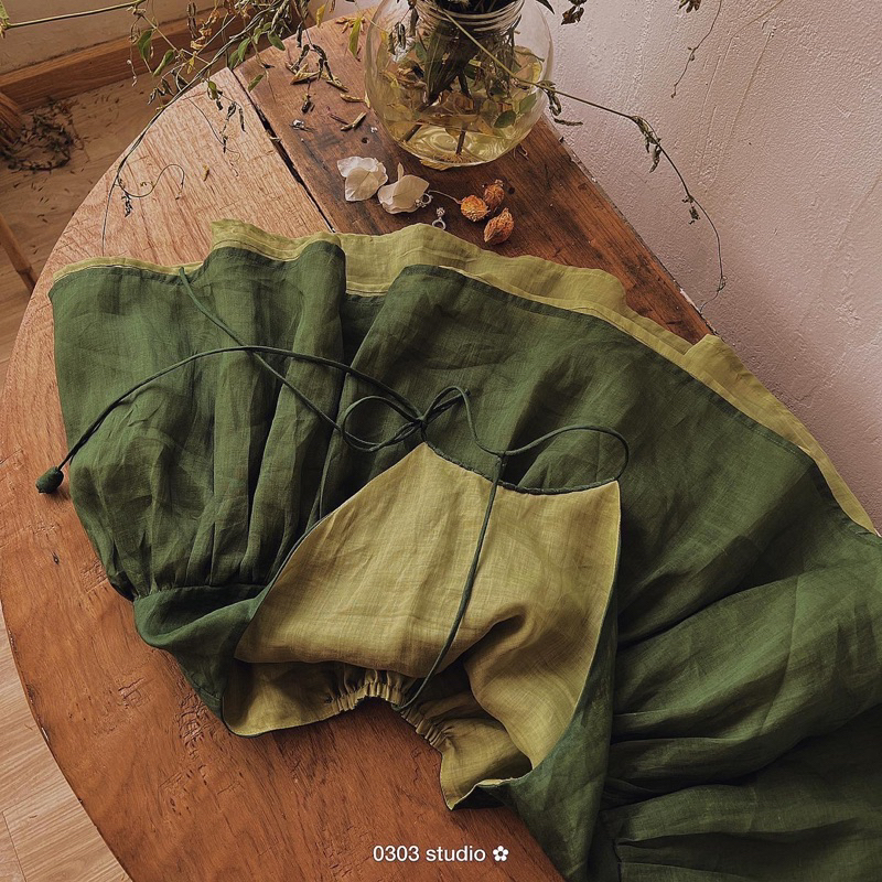 | 0303 studio | Áo yếm hở lưng babydoll - dòng Ý Thơ