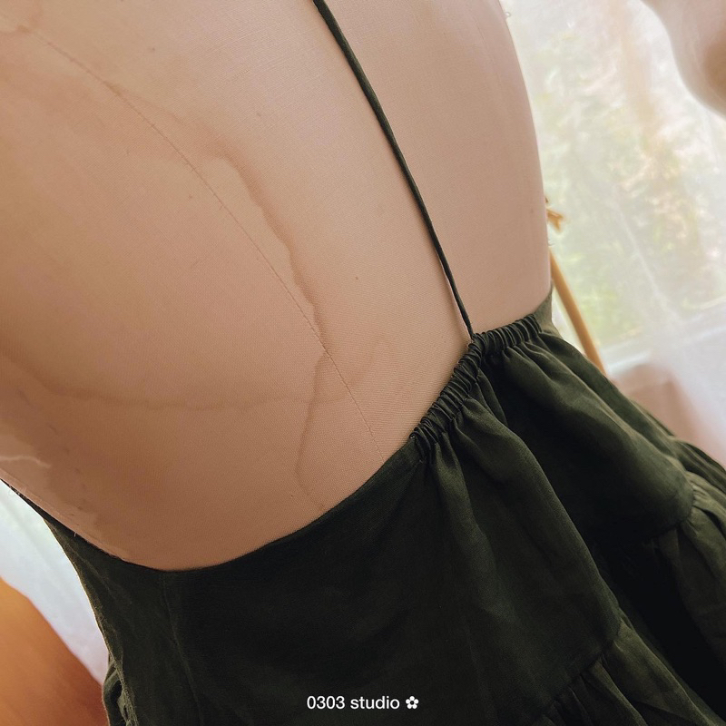 | 0303 studio | Áo yếm hở lưng babydoll - dòng Ý Thơ