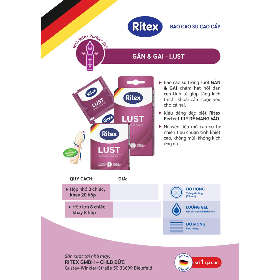 BAO CAO SU RITEX LUST - GÂN & GAI