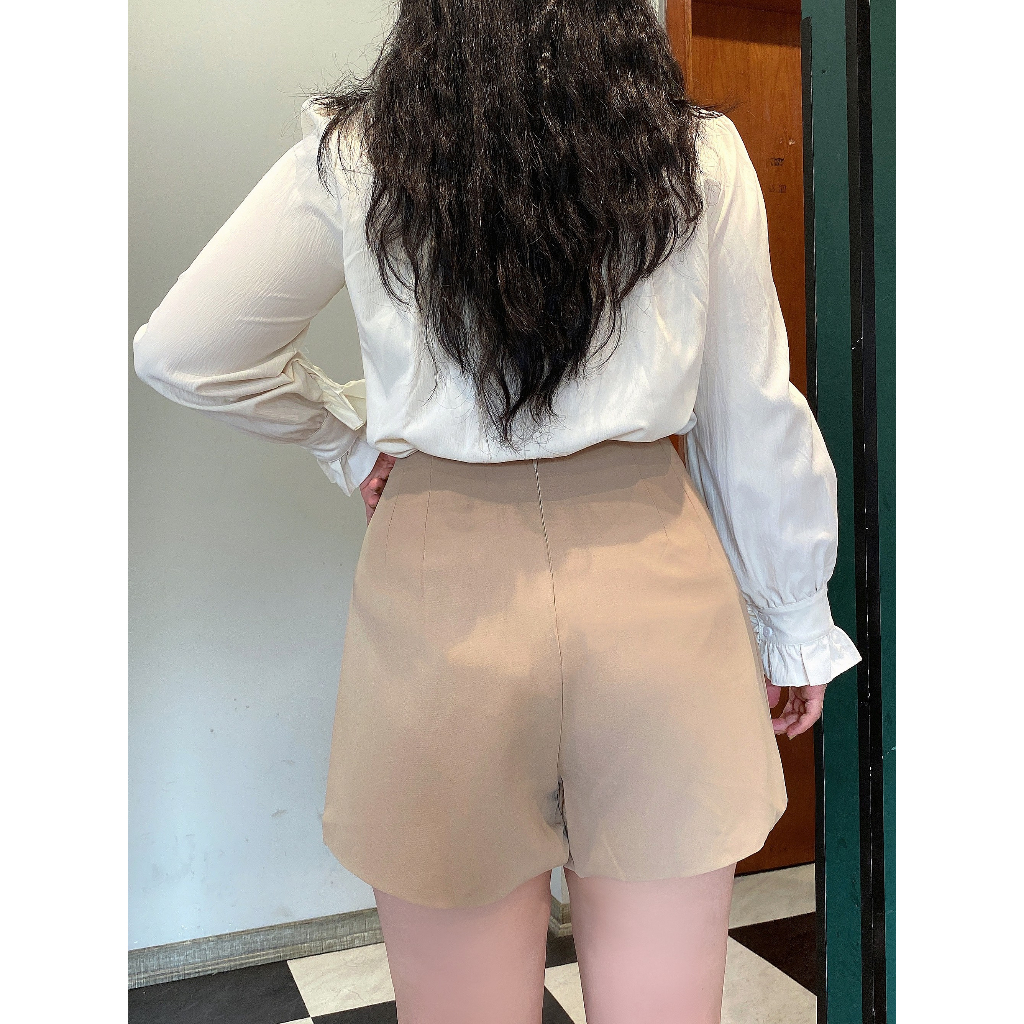 Quần đùi BIGSIZE cạp tim 2 màu nâu đen M8513 55-95KG