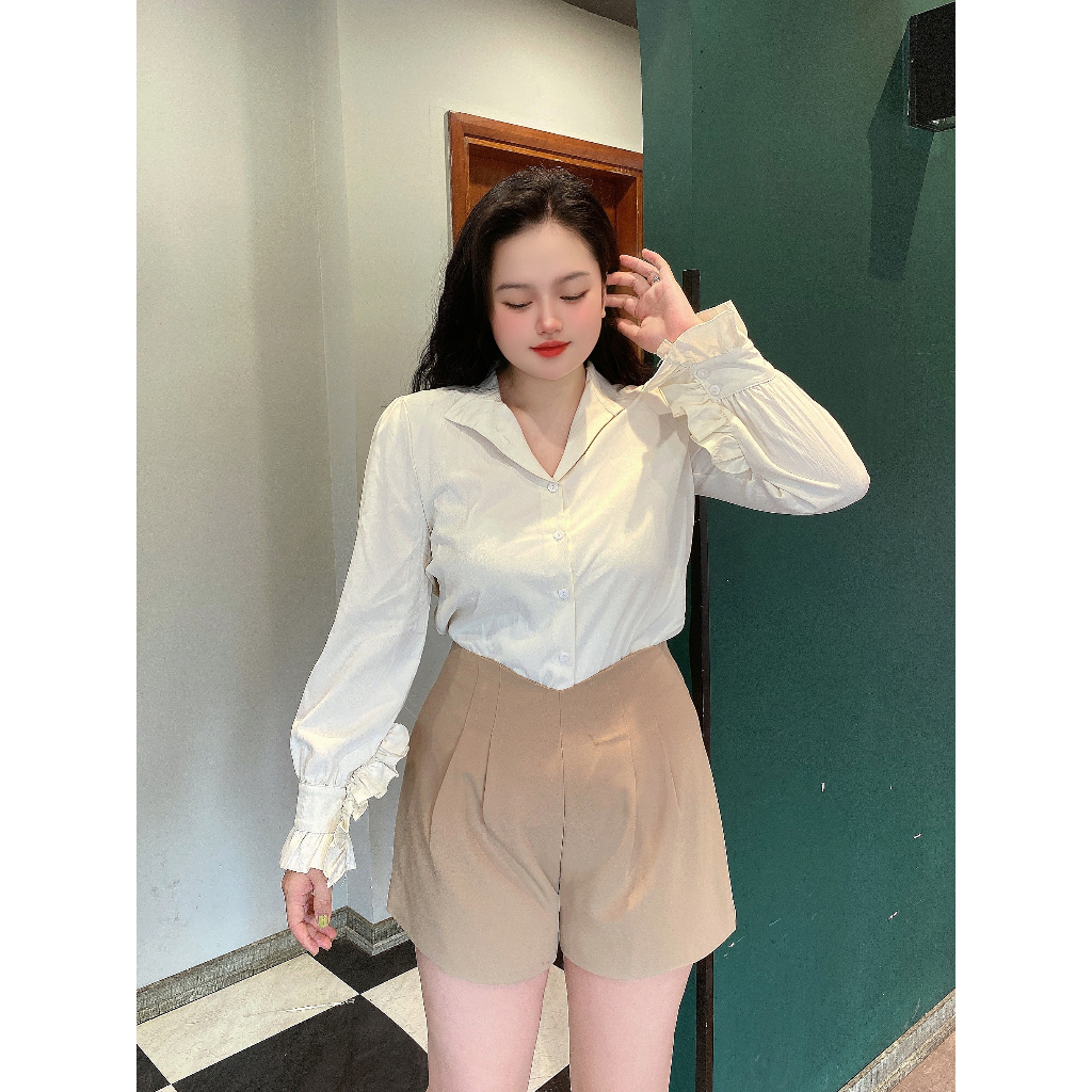 Quần đùi BIGSIZE cạp tim 2 màu nâu đen M8513 55-95KG