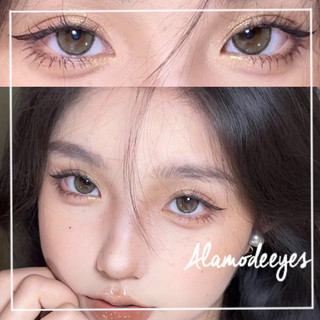 Lens nâu đậm k vân viền [Full cận