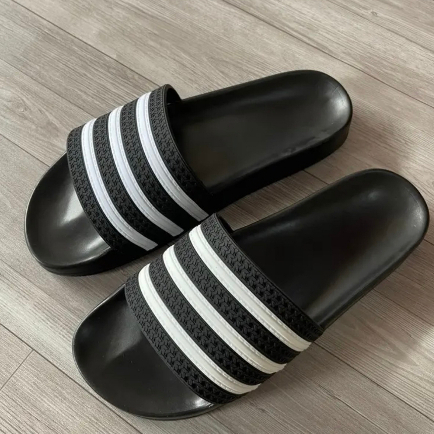 Dép ADIDAS kẻ sọc, dép quai ngang nam nữ, dép bánh mỳ phong cách unisex trẻ trung năng động