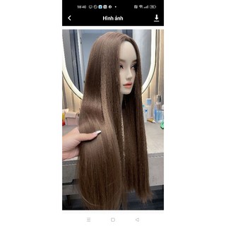 Tóc giả nữ nguyên đầu thẳng hai mái bay