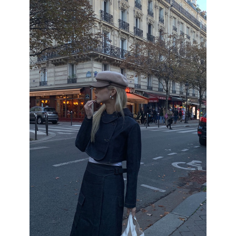 Set áo+váy denim amy reetkeem