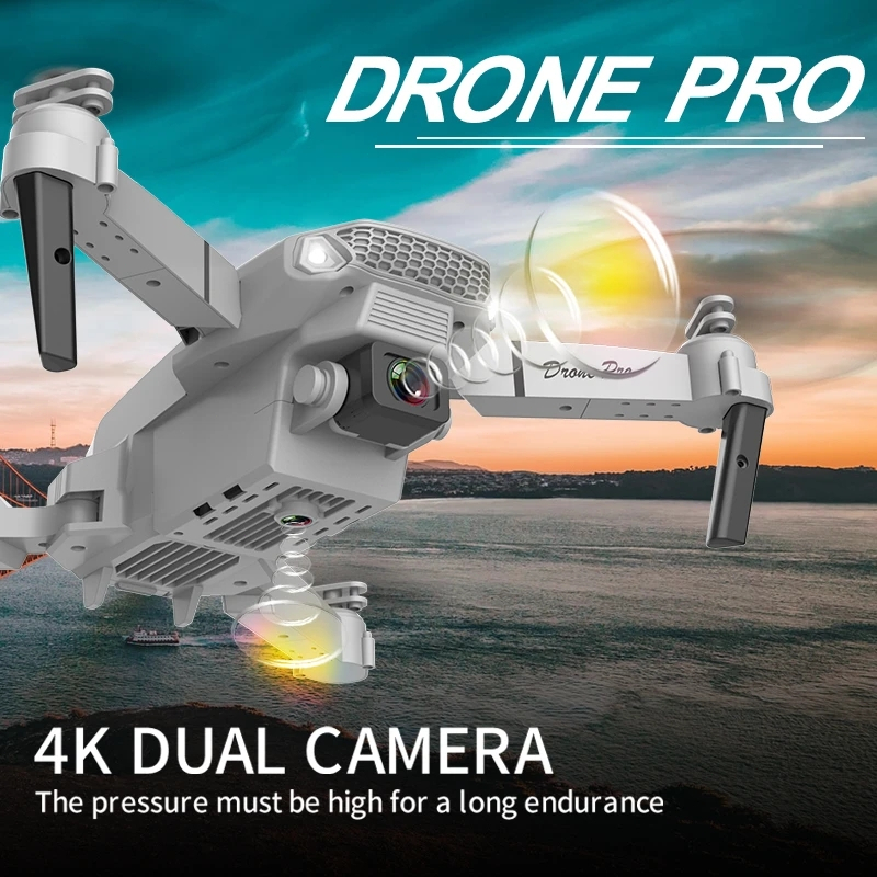 E88 Pro Drone 4K HD Camera Kép Có Định Vị 1080P WiFi Pin Khỏe Bay Xa 200M Máy bay | BigBuy360 - bigbuy360.vn