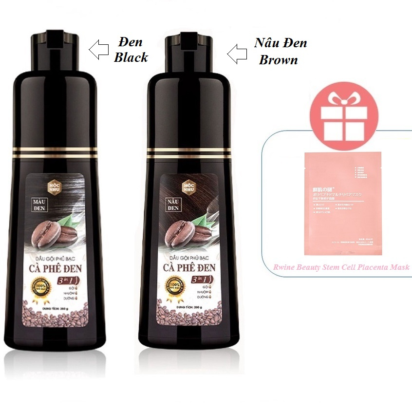 (Chính Hãng - Mẫu Mới) Dầu Gội Hắc Sâm Mộc Nhu Phủ Đen Mái Tóc Bạc 225g - Hair Dei Comb Black Ginseng Shampoo