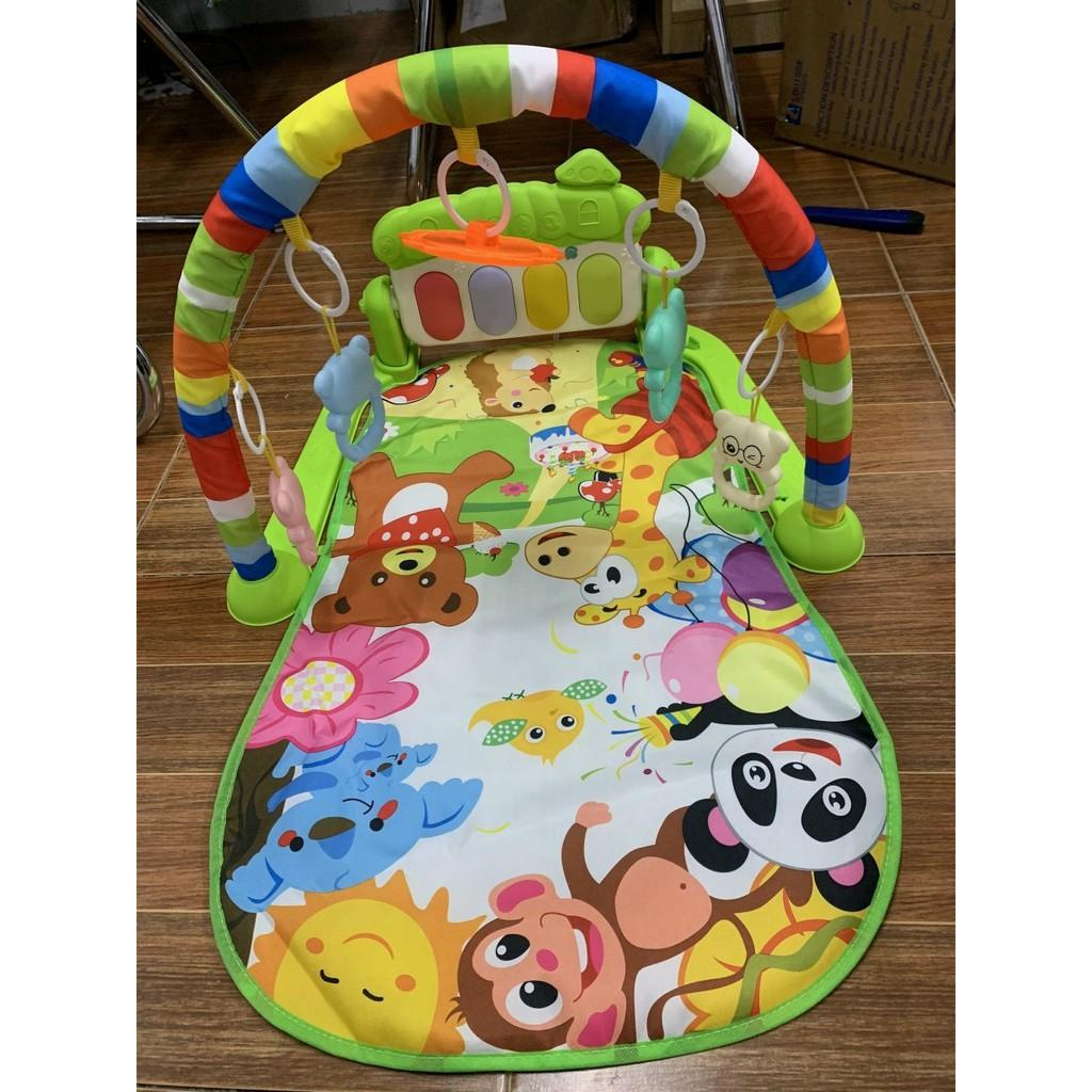 Thảm Nằm Chơi Có Nhạc Cho Bé Sơ Sinh Vận Động Chính Hãng