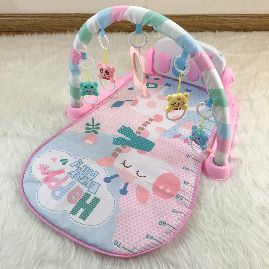 Thảm Nằm Chơi Có Nhạc Cho Bé Sơ Sinh Vận Động Chính Hãng