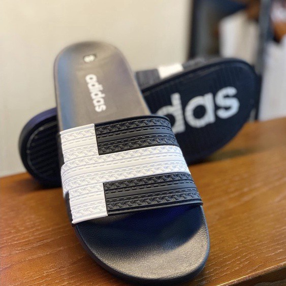 Dép nam ADIDAS họ tiết chữ thập, dép quai ngang nam nữ full size