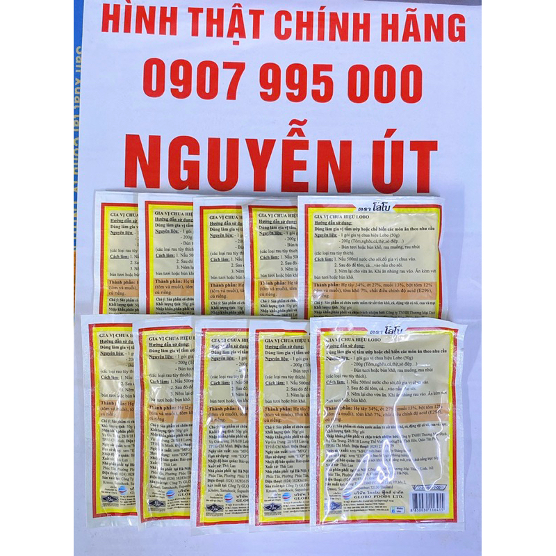 lẩu thái chua lobo lốc 10 gói x 50g